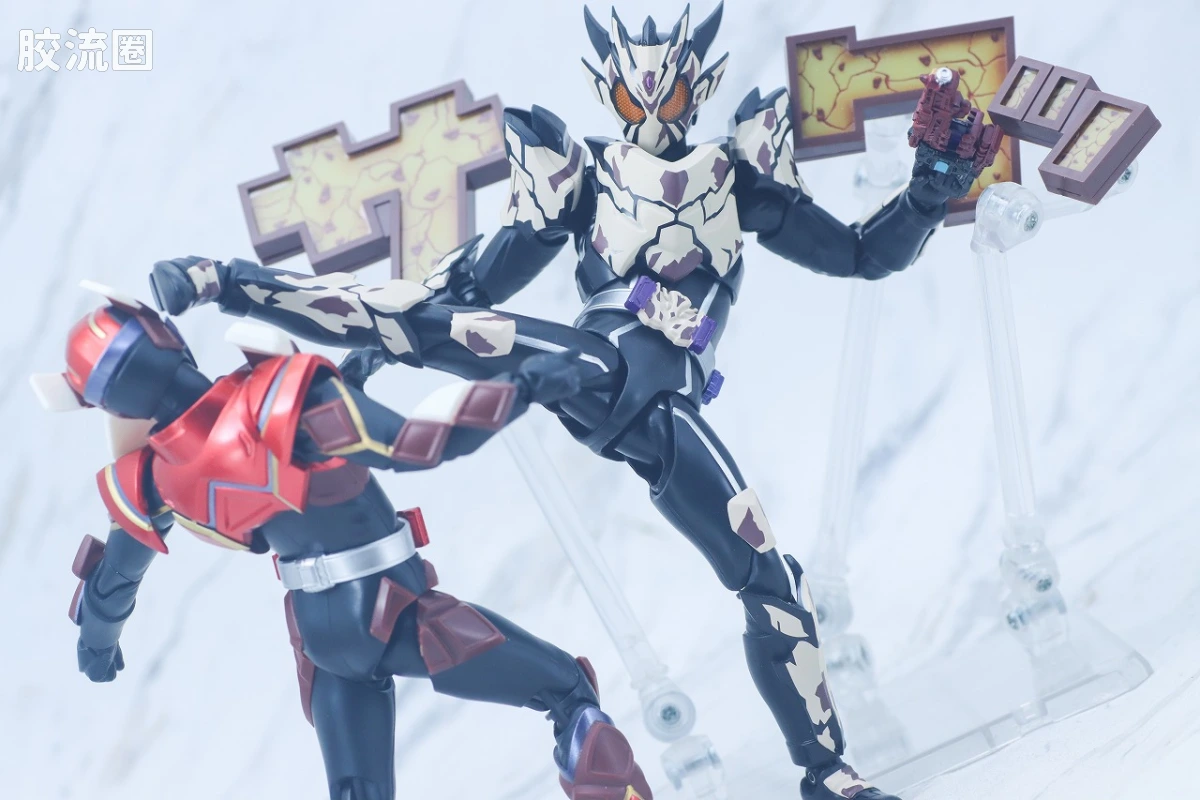 SHF 假面骑士限定版 假面骑士Valen/瓦伦 冰沙特装＆“松脆”效果配件套装 - 图片